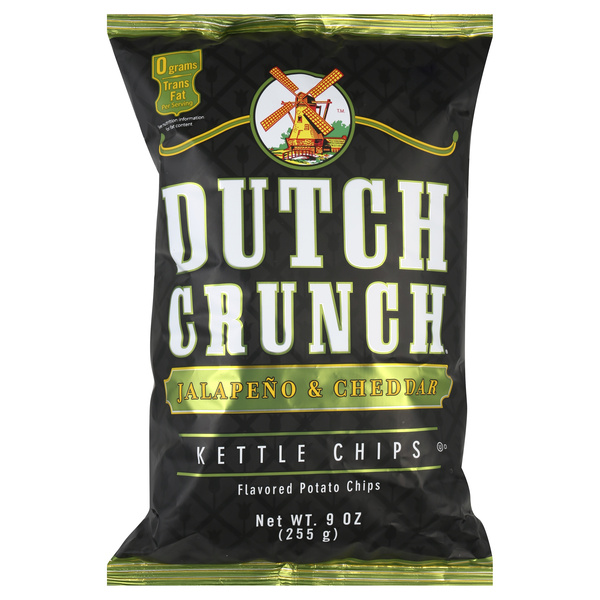 Dutch Crunch Jalapeño & Cheddar Kettle Chips | Hy-Vee Aisles