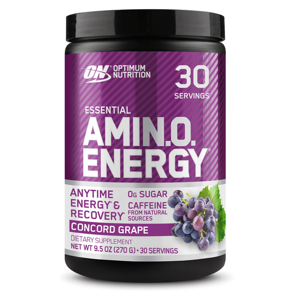 Optimum Nutrition Amino Energy, Concord Grape, 30 Servings | Hy