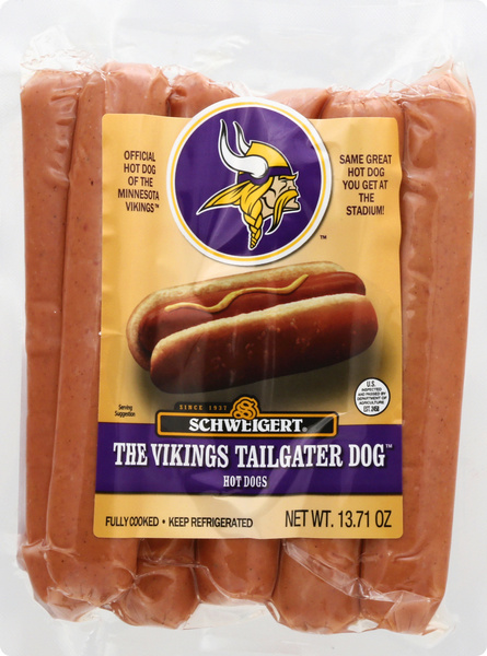 Schweigert Meats The Vikings Tailgater Dog Hot Dogs | Hy-Vee