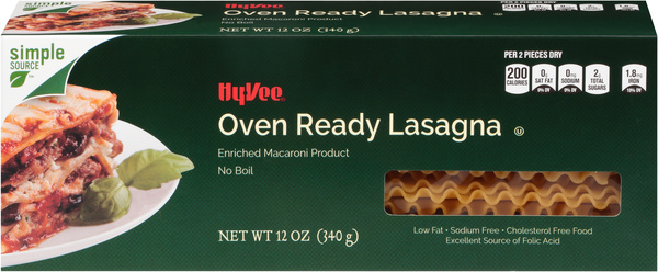 Hy-Vee Oven Ready No Boil Lasagna | Hy-Vee Aisles Online Grocery