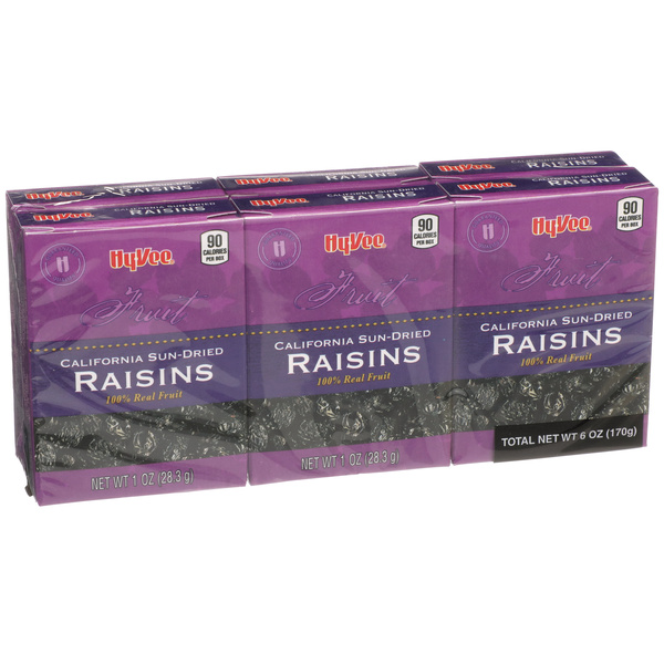 raisin2 フル&ベジ各6缶 Hy-Vee Raisins California Sun-Dried 6-1oz. Boxes | Hy-Vee Aisles