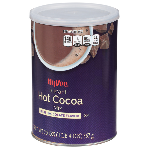 Hy-Vee Instant Rich Chocolate Flavor Hot Cocoa Mix | Hy-Vee Aisles
