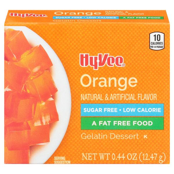 Hy-Vee Sugar Free Orange Gelatin Dessert | Hy-Vee Aisles Online
