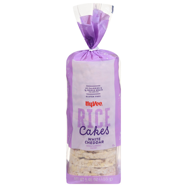 Hy-Vee White Cheddar Whole Grain Rice Cakes | Hy-Vee Aisles Online