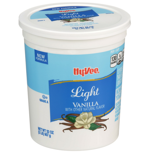 Hy-Vee Light Vanilla Nonfat Yogurt | Hy-Vee Aisles Online Grocery