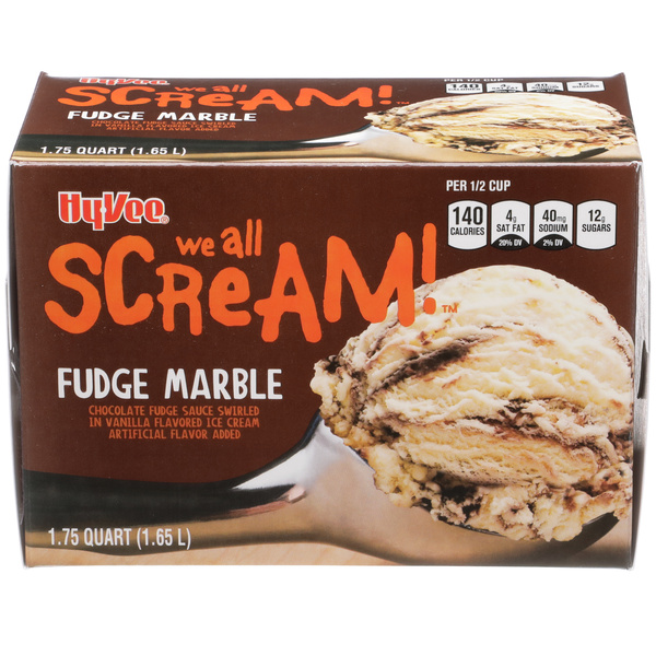 Hy-Vee Fudge Marble Ice Cream | Hy-Vee Aisles Online Grocery Shopping