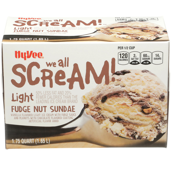 Hy-Vee Light Fudge Nut Sundae Ice Cream | Hy-Vee Aisles Online