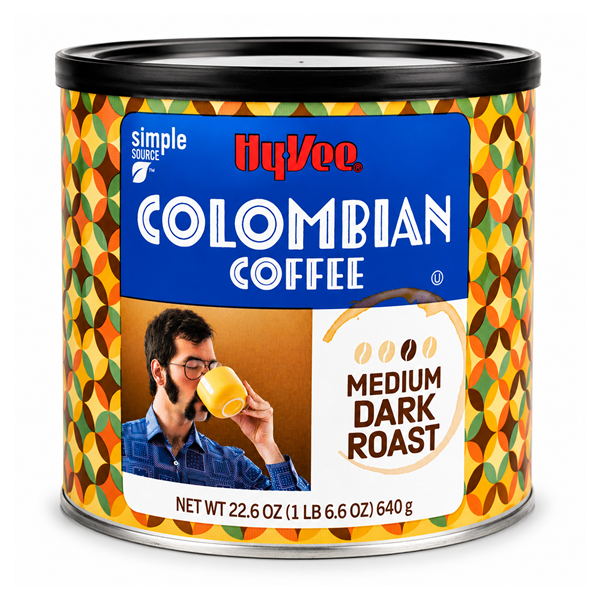 Hy-Vee 100% Colombian Medium Dark Roast Coffee | Hy-Vee Aisles