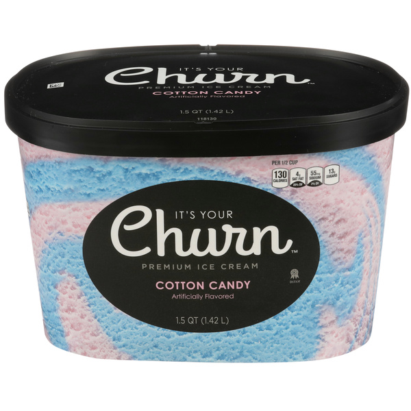 It's Your Churn Cotton Candy Premium Ice Cream | Hy-Vee Aisles