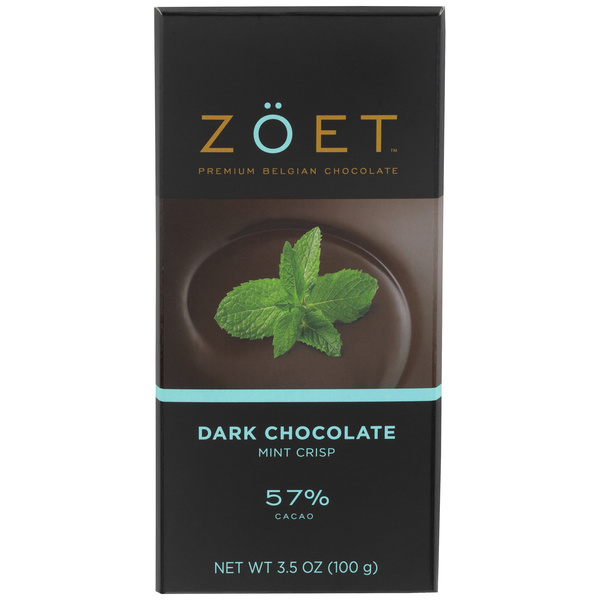 Zöet Dark Chocolate Mint Crisp 57% Cacao | Hy-Vee Aisles Online