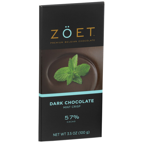 Zöet Dark Chocolate Mint Crisp 57% Cacao | Hy-Vee Aisles Online