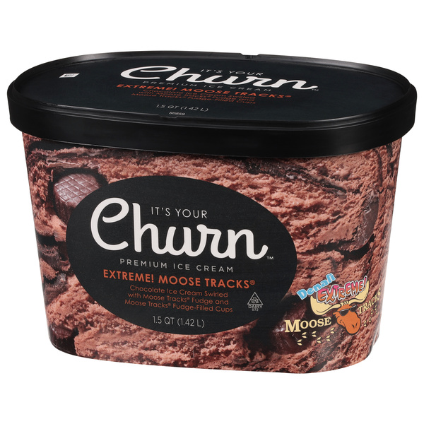 あいらページ It's Your Churn Premium Ice Cream Extreme! Moose Tracks | Hy-Vee