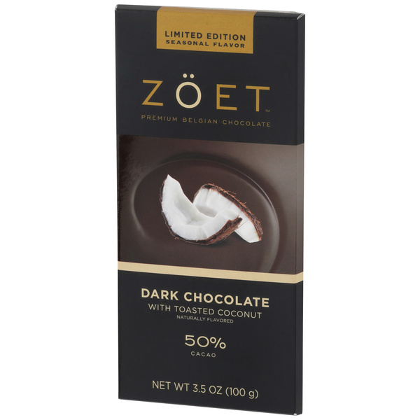 Zöet Dark Choc w/Coconut 50% Cacao | Hy-Vee Aisles Online Grocery