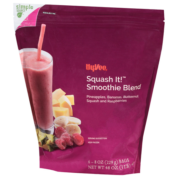 Hy-Vee Smoothie Blend, Squash It! 6-8 oz Bags | Hy-Vee Aisles