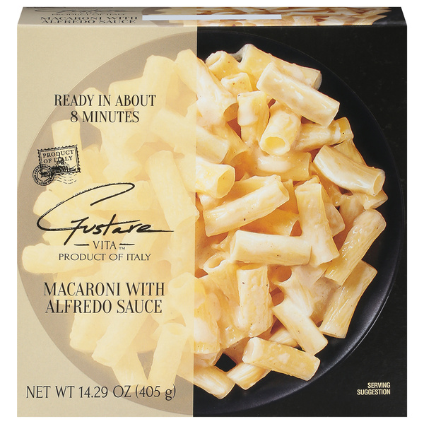 macaroni⭐︎ページ Gustare Vita Macaroni with Alfredo Sauce | Hy-Vee Aisles Online