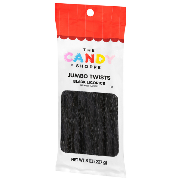 The Candy Shoppe Jumbo Twists Black Licorice | Hy-Vee Aisles