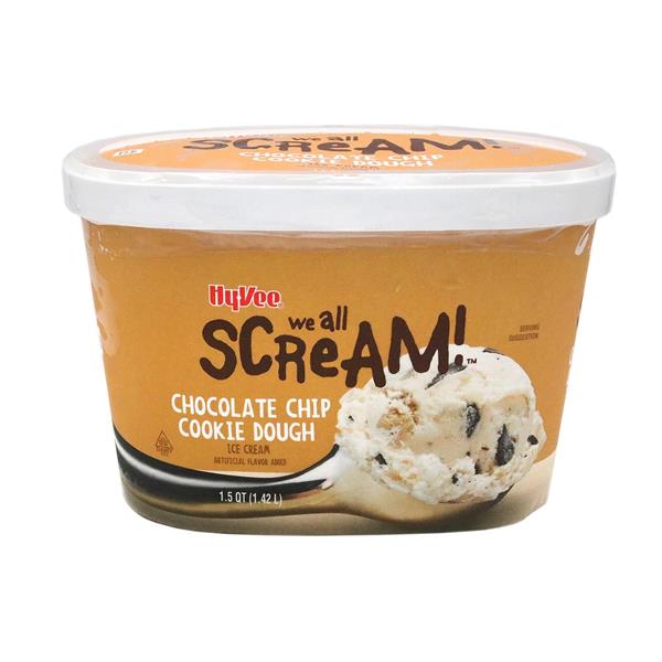 Hy-Vee We All Scream Chocolate Chip Cookie Dough | Hy-Vee Aisles