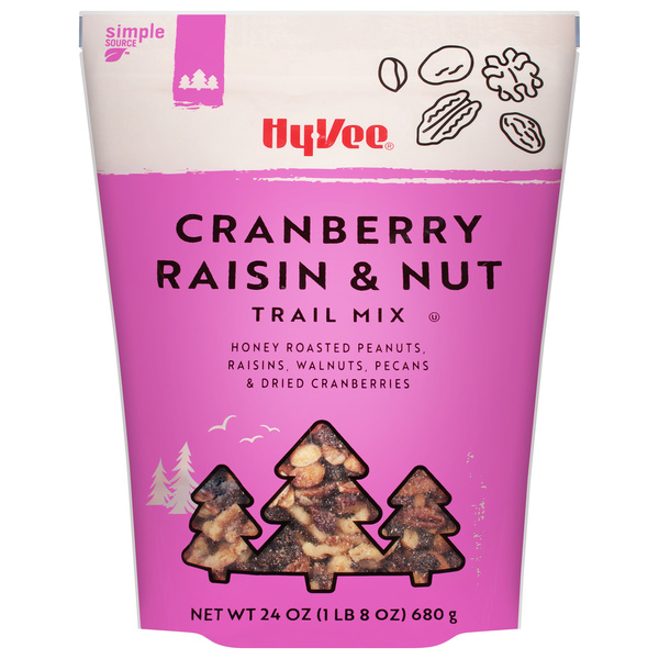 Hy-Vee Cranberry Raisin & Nut Trail Mix 24 oz | Hy-Vee Aisles