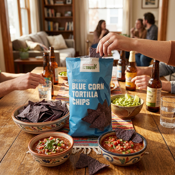Nothing But The Truth Organic Blue Corn Tortilla Chips | Hy-Vee