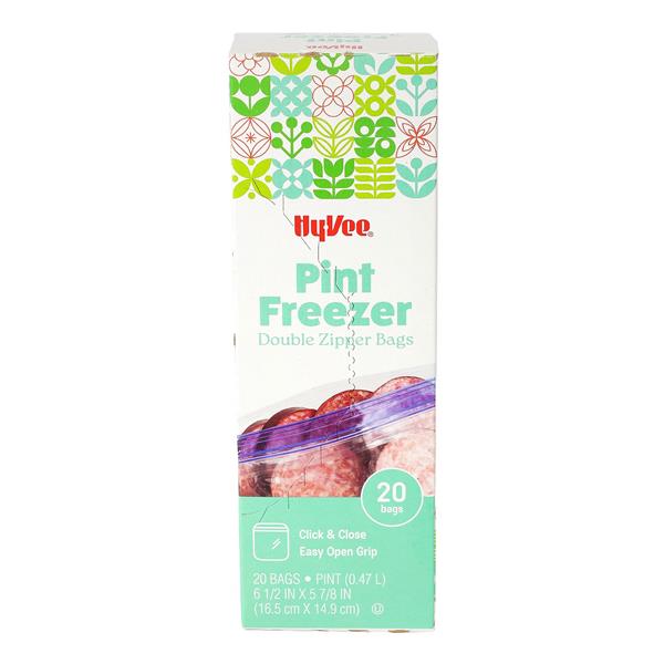 Hy-Vee Pint Freezer Double Zipper Bags | Hy-Vee Aisles Online