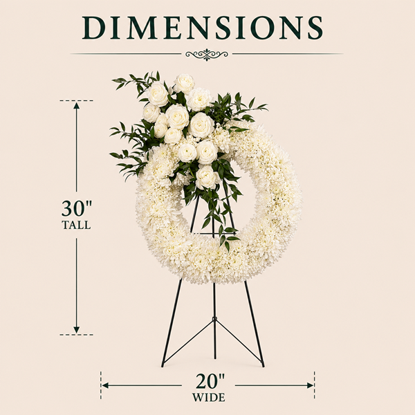 Cherished Memories - Flower Wreath | Hy-Vee Aisles Online Grocery