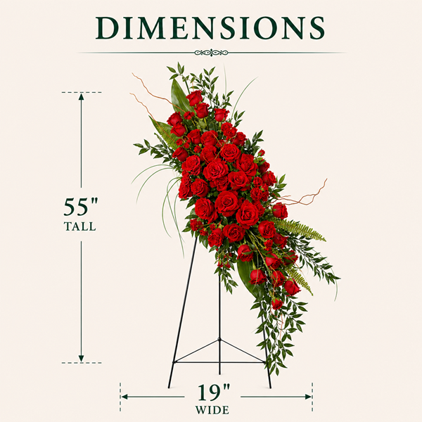 Lasting Devotion - Standing Flower Easel Spray | Hy-Vee Aisles Lasting Devotion - Standing Flower Easel Spray | Hy-Vee Aisles