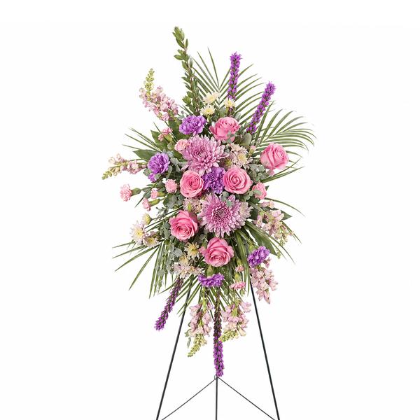 Enchanted Tribute - Standing Flower Easel Spray - Small | Hy-Vee