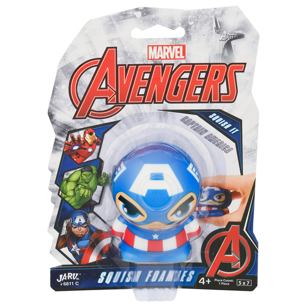 Marvel Avengers 4+ Captain America Squish Foamies 1 ea | Hy-Vee