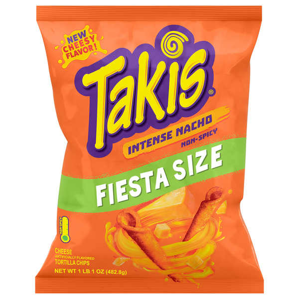 Takis Intense Nacho Tortilla Chips Fiesta Size 17 oz | Hy-Vee