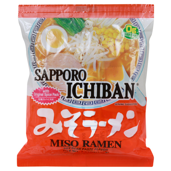 Sapporo Ichiban Miso Ramen with Original Spice Pack | Hy-Vee