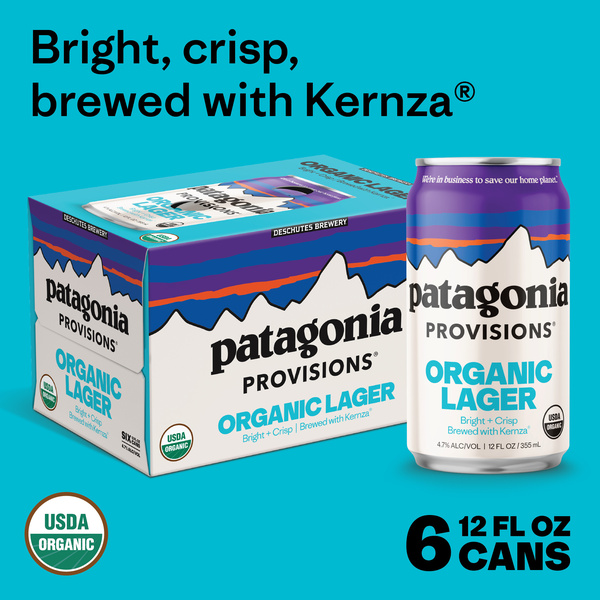 Patagonia Provisions Organic Lager 6/12oz Can | Hy-Vee Aisles