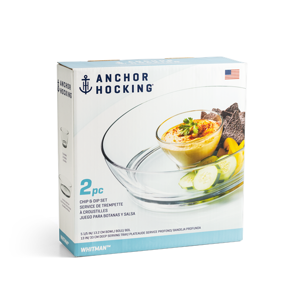 Anchor Hocking Whitman Chip and Dip Bowls, 2 Piece Set | Hy-Vee