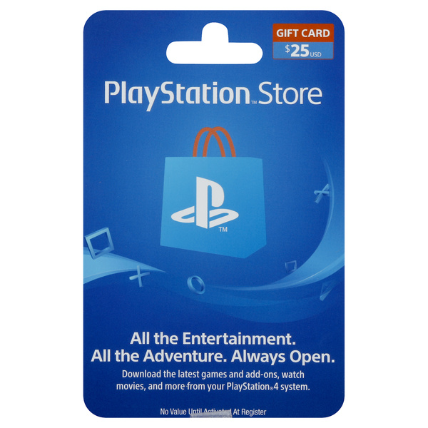 Sony Playstation $25 Gift Card | Hy-Vee Aisles Online Grocery Shopping