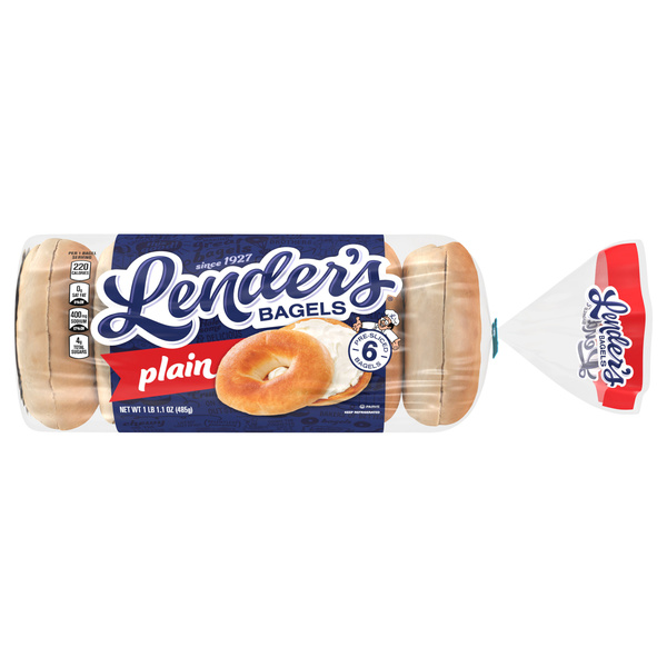 Lender's Plain Bagels 6Ct | Hy-Vee Aisles Online Grocery Shopping