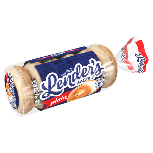 Lender's Plain Bagels 6Ct | Hy-Vee Aisles Online Grocery Shopping