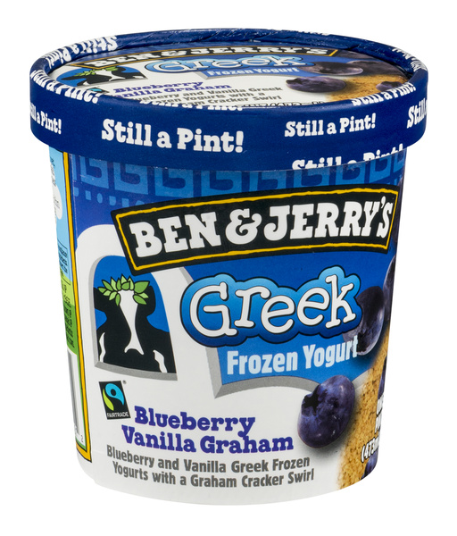 Ben & Jerry's Blueberry Vanilla Graham Greek Frozen Yogurt | Hy
