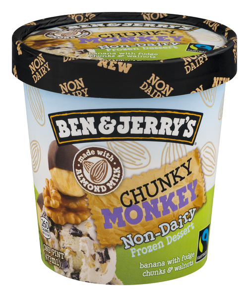 Ben & Jerry's Non-Dairy Frozen Dessert Chunky Monkey Ice Cream