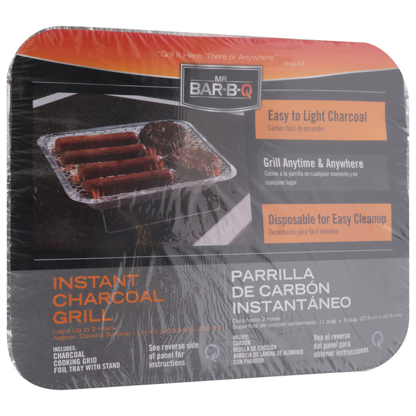 Mr. Bar-B-Q Instant Charcoal Grill, Disposable