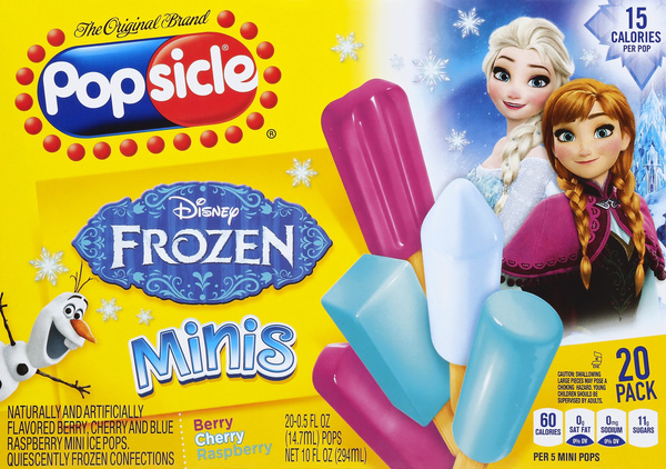 Popsicle Ice Pops, Slow Melt, Mighty Minis, Assorted, | Hy-Vee