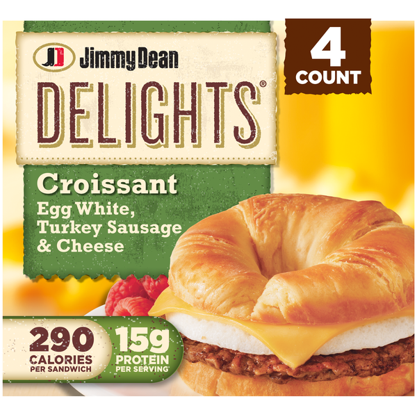 Jimmy Dean Delights Croissants w/Turkey Sausage, Egg White, Cheese