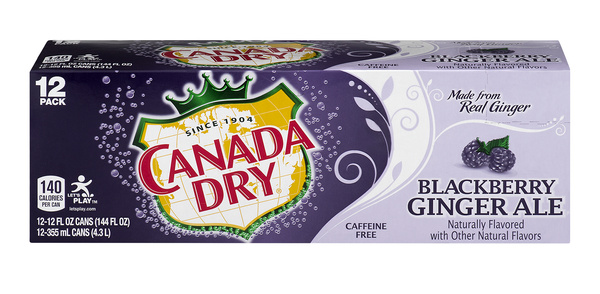 Canada Dry Blackberry Ginger Ale 12 Pack | Hy-Vee Aisles Online
