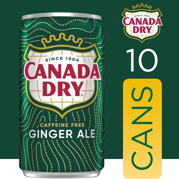 Canada Dry Ginger Ale Soda, 10 Pack | Hy-Vee Aisles Online Grocery