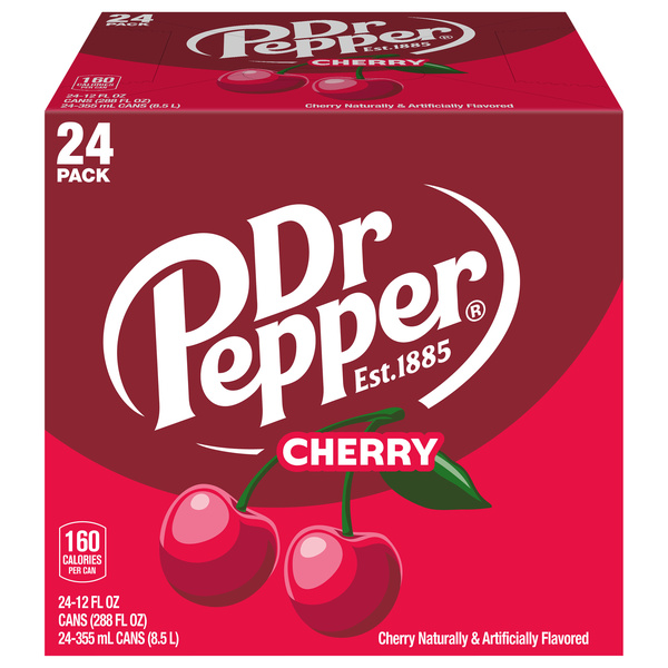 Dr Pepper Cherry 24 Pack | Hy-Vee Aisles Online Grocery Shopping