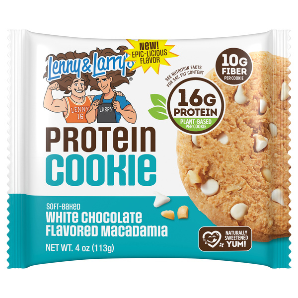 Lenny & Larry's Protein Cookie, White Chocolate Flavored Macadamia