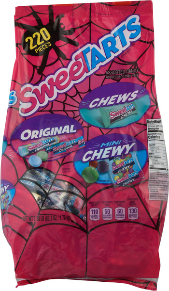 SweeTarts Original, Chews & Mini Chewy Candy Variety Pack 220