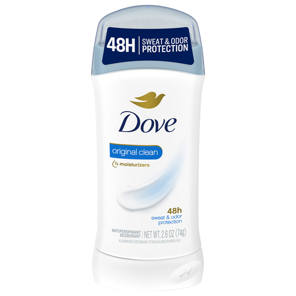 Dove Antiperspirant Deodorant Original Clean 2.6 oz