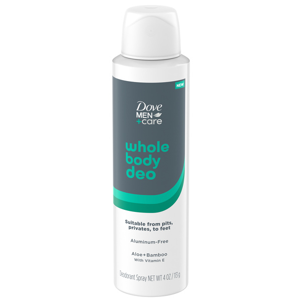Dove Men+Care Aloe & Bamboo Whole Body Deodorant Spray