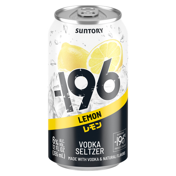 196 Suntory Lemon Vodka Seltzer 4Pk | Hy-Vee Aisles Online Grocery