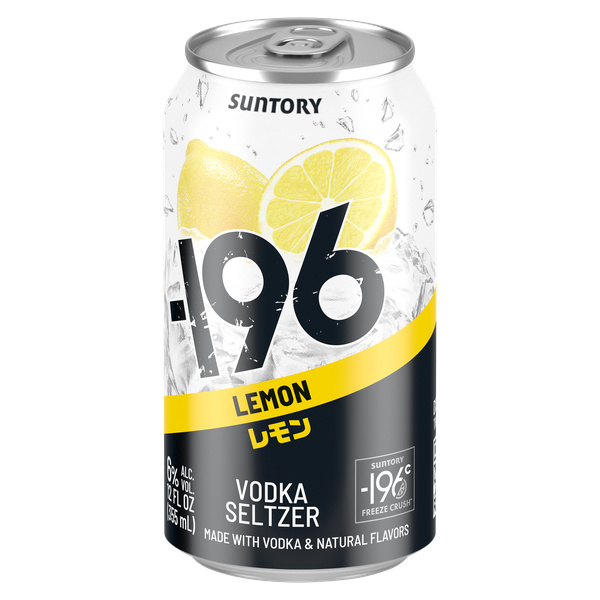 196 Suntory Lemon Vodka Seltzer 4Pk | Hy-Vee Aisles Online Grocery