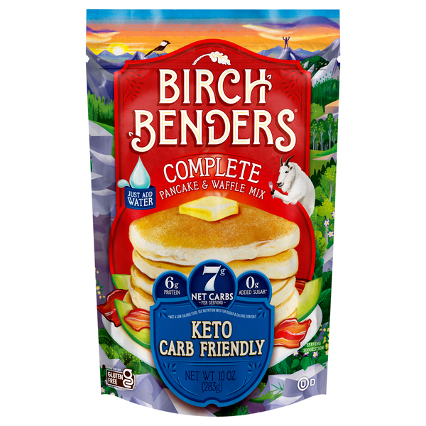 Keto Carb Friendly Pancake & Waffle Mix, 10oz | Hy-Vee Aisles